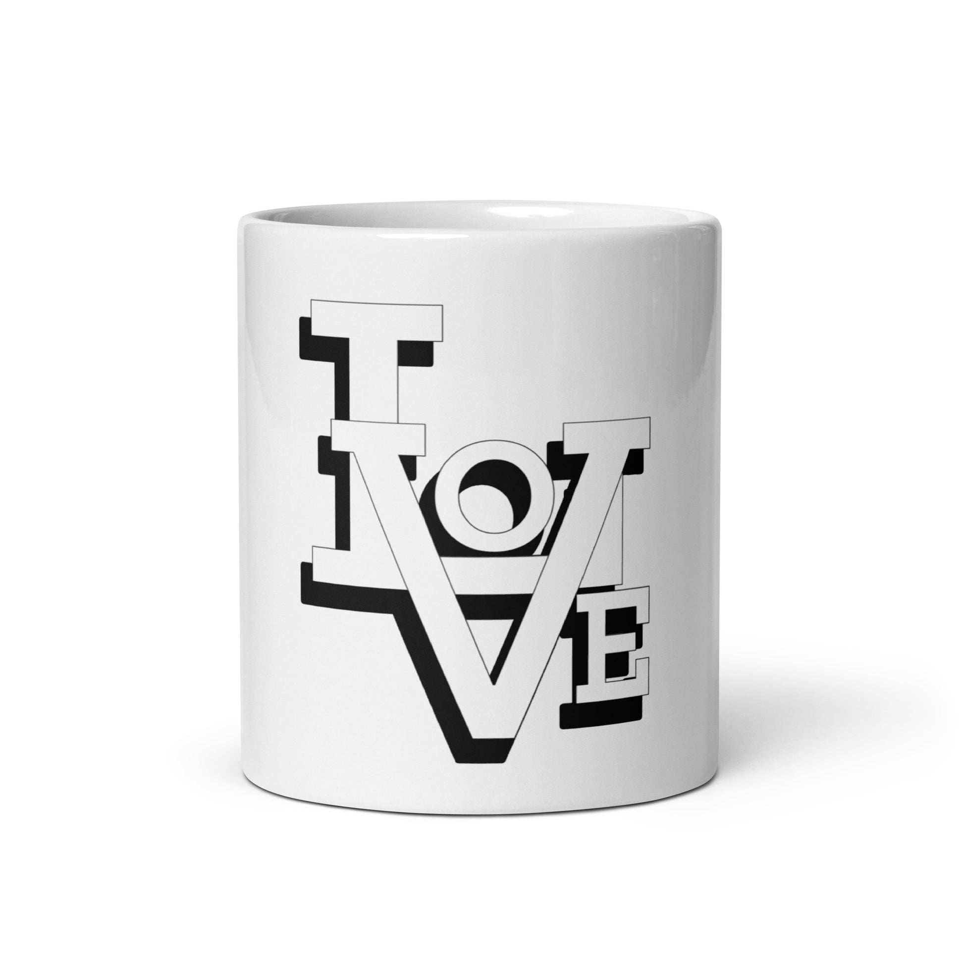 'LOVE' ™️ Glossy Mug - Lightning Line